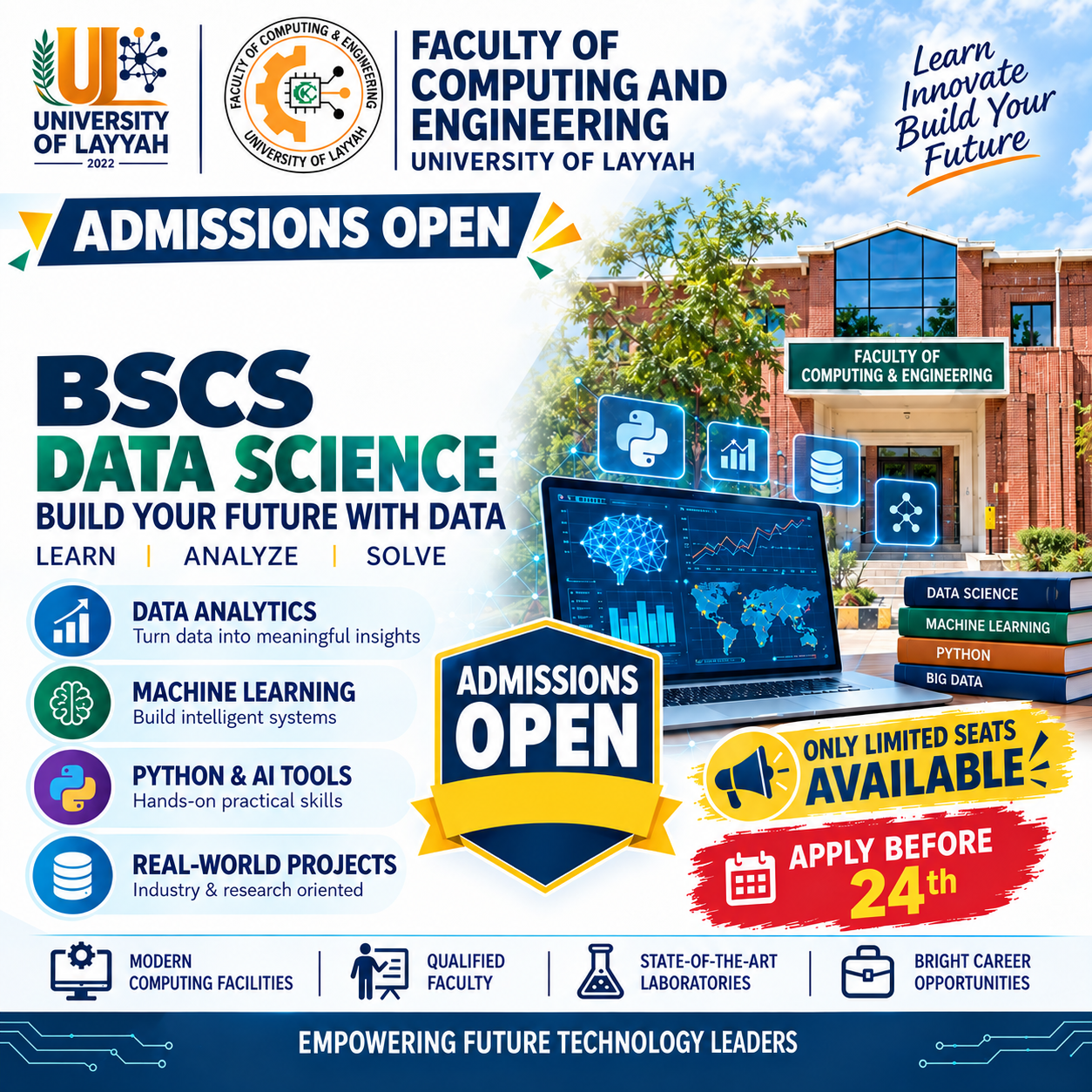 University of Layyah - Admissions Open BSCS and Data Science